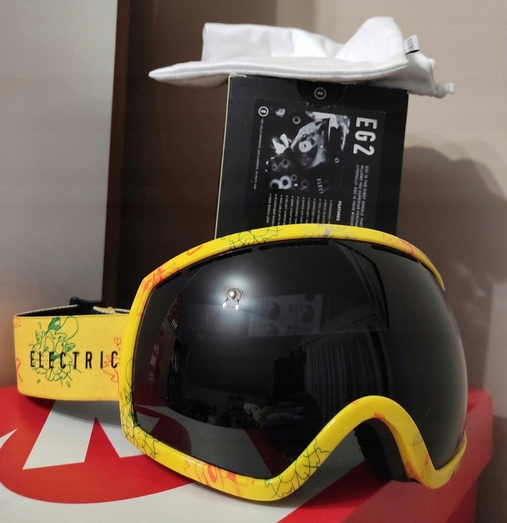 Electric EG2 Yellow Cartoon (Jet Black) S4 anon Gogle Snowboardowe