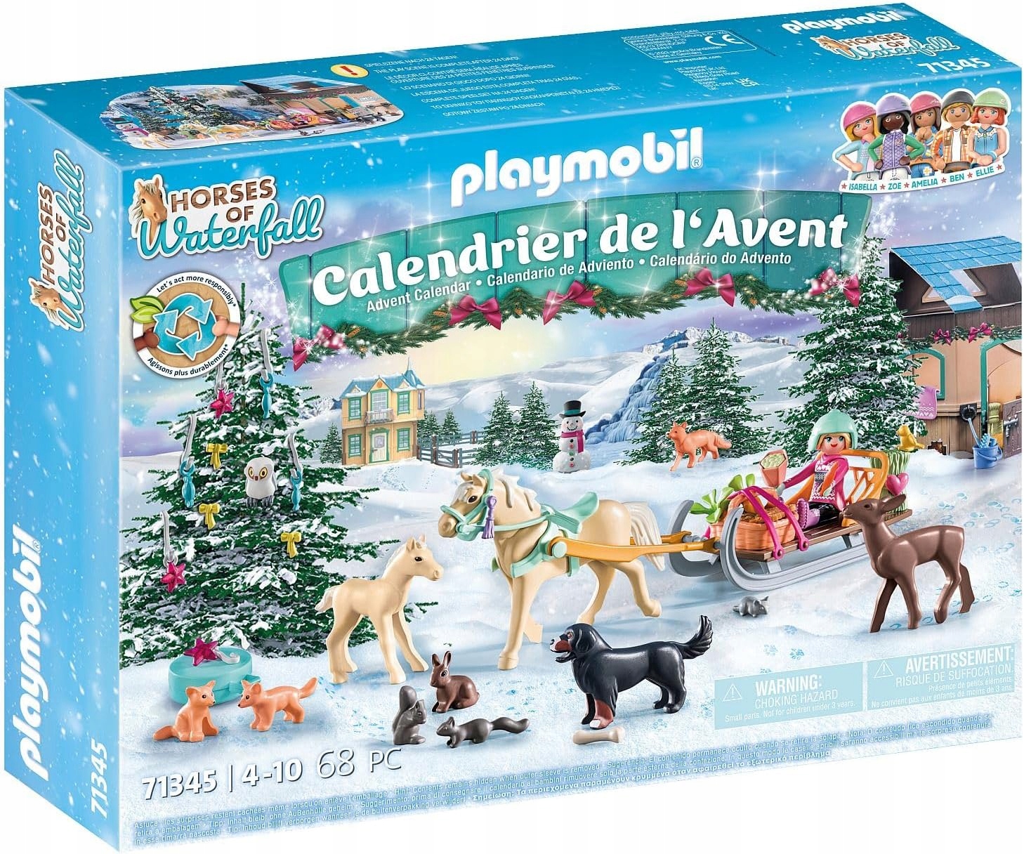 Klocki konstrukcyjne Playmobil 68 elementów plastikowe 71345