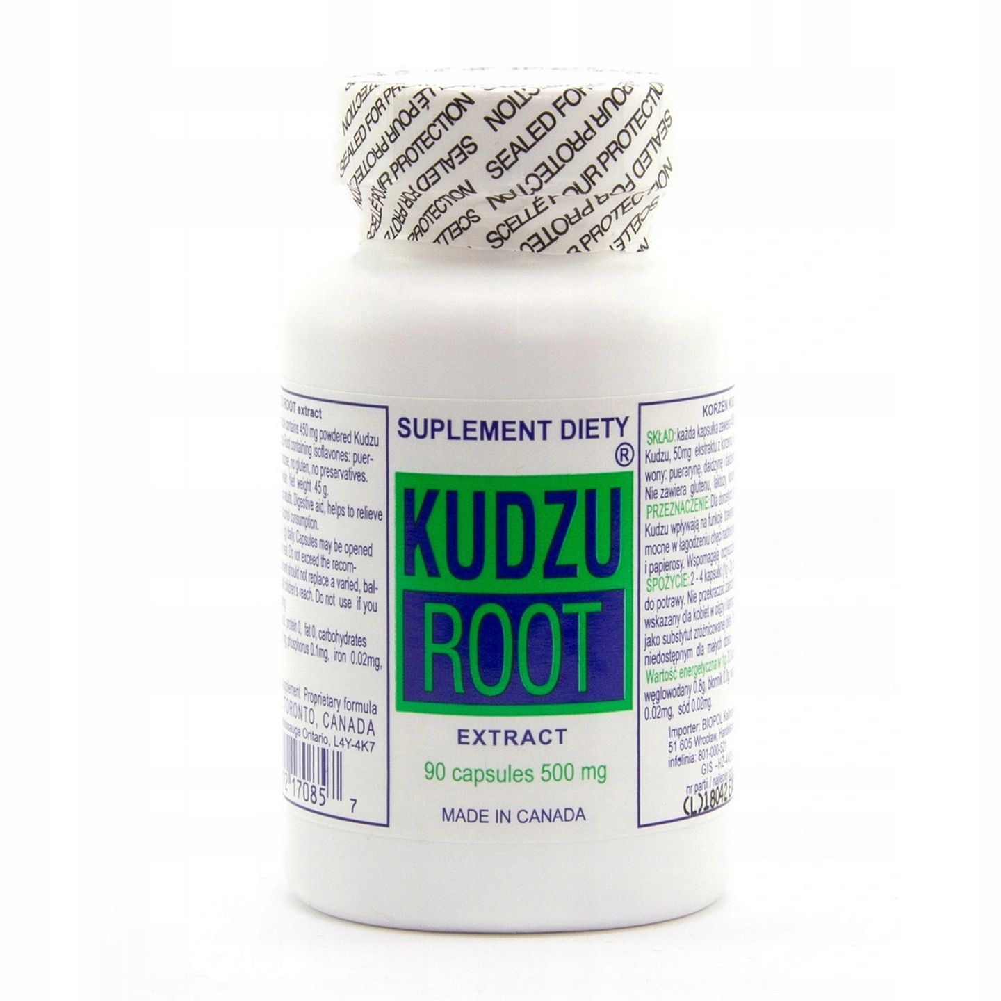 

Kudzu Root Oryginał Z Kanady Nikotyna Duże x 90 k.