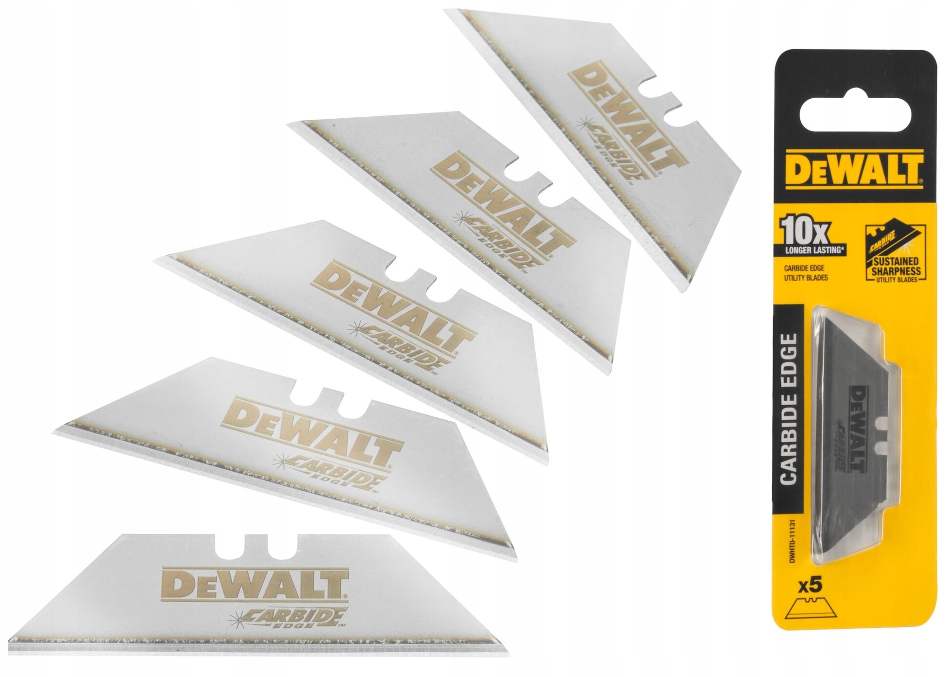 

DeWALT DWHT0-11131 Ostrza Do Noża Carbide 5 szt