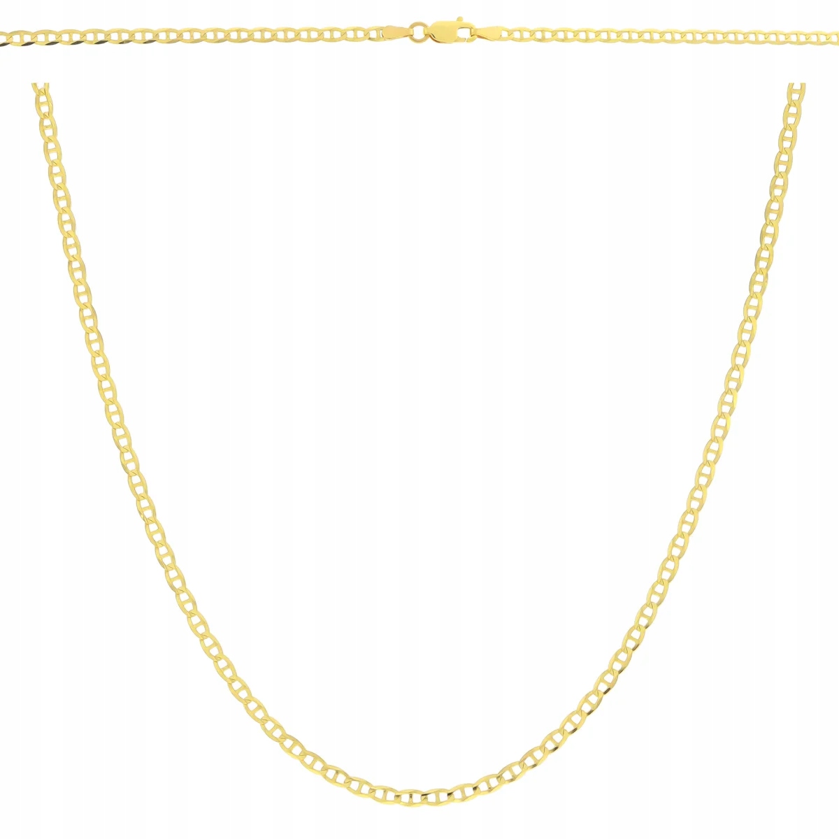 Złoty łańcuszek Gucci 55 cm pr. 333
