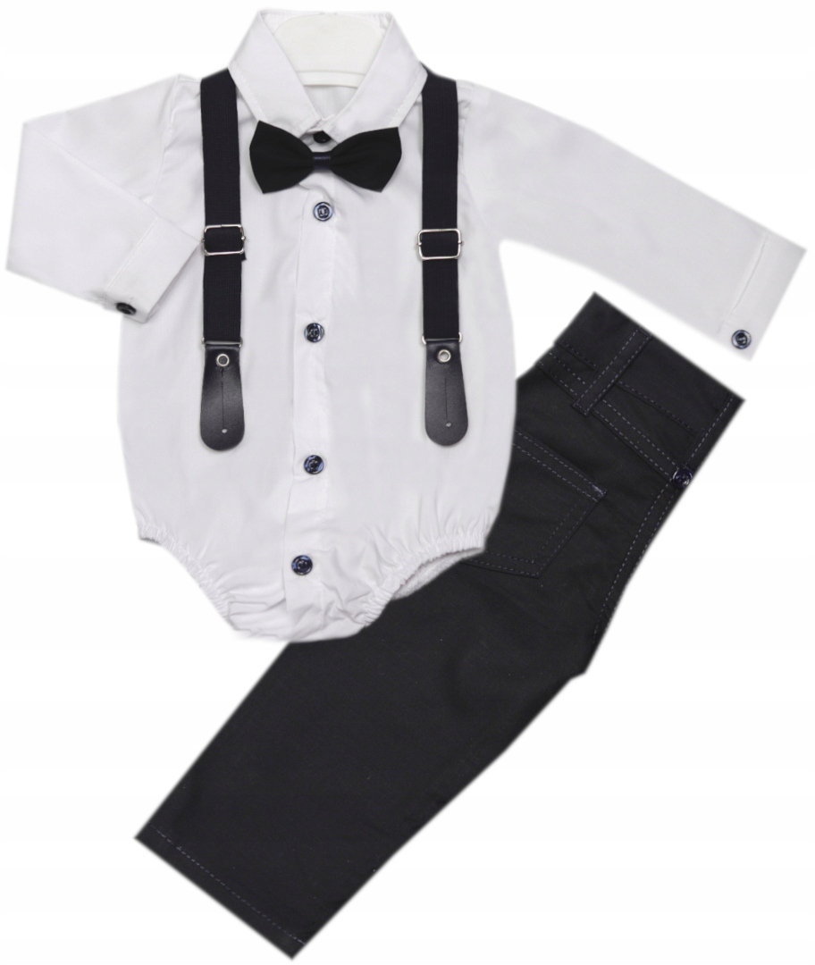 

Komplet elegancki wizytowy 80 cm chrzest wesele