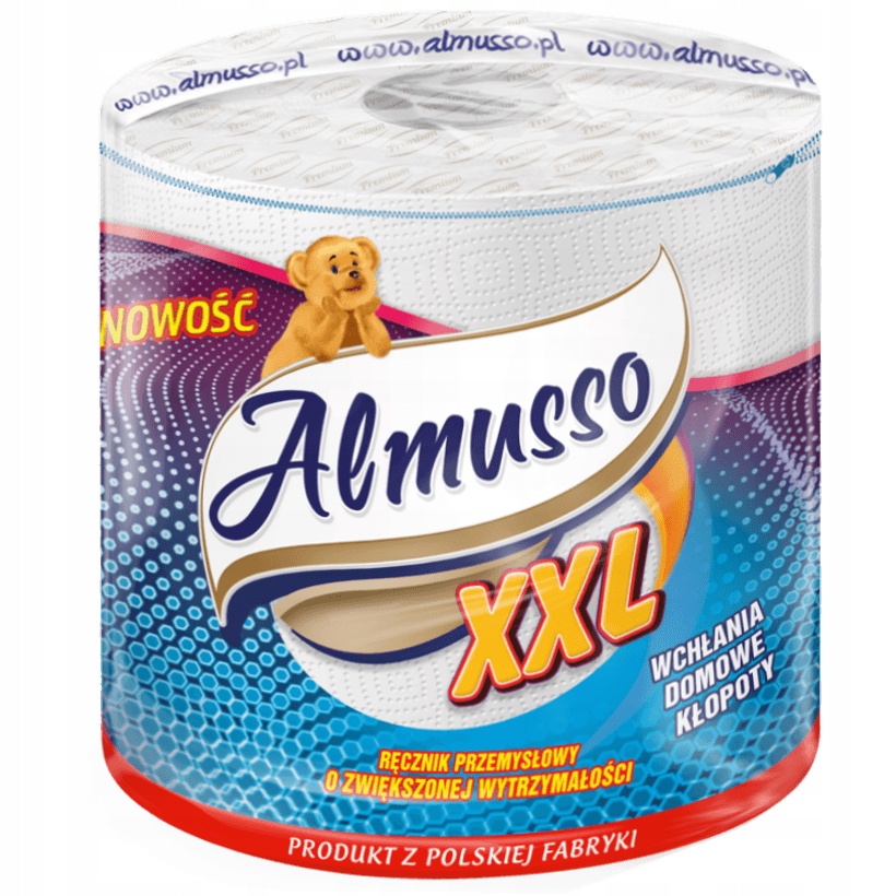 

Almusso Ręcznik Papierowy XXL 80 metrów Premium