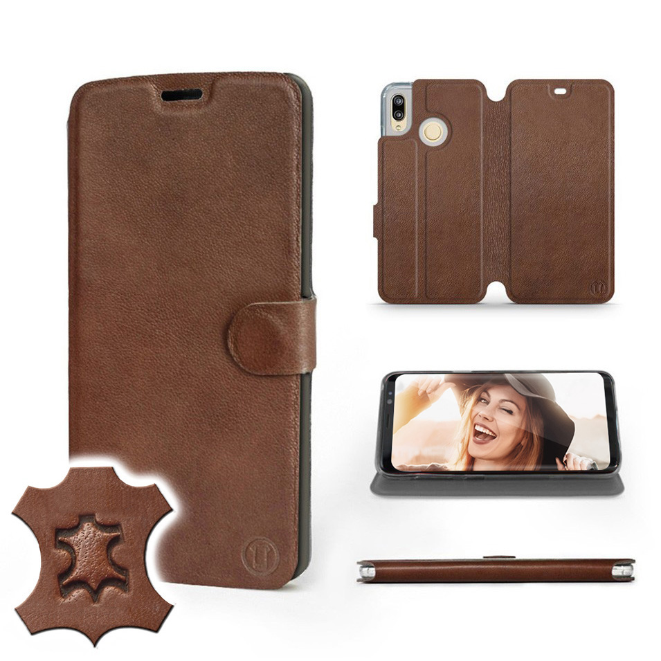 

Etui Mobiwear do Huawei P20 Lite - Brown Leather