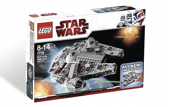 ### Lego Star Wars 7778 Sokół Millennium Midiscale Millennium Falcon Unikat