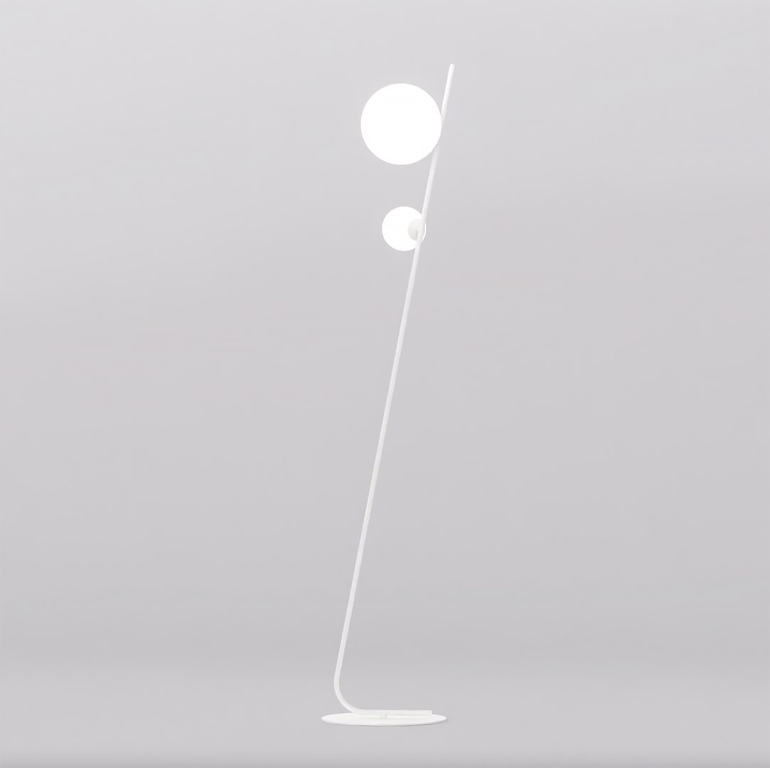 Podlahová lampa Tatu LP2 Biela – Minimalistický dizajn a elegancia