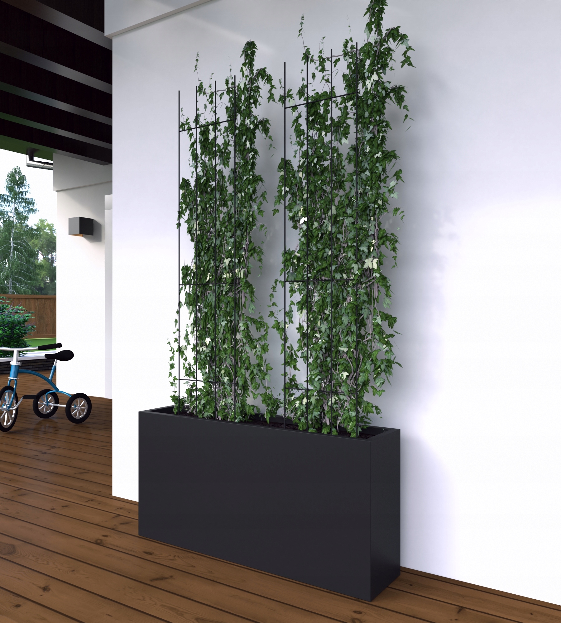 PERGOLA OGRODOWA METALOWA PODPORA DO ROŚLIN RÓŻ KWIATÓW KRATKA ZESTAW 150CM Marka Kapaga