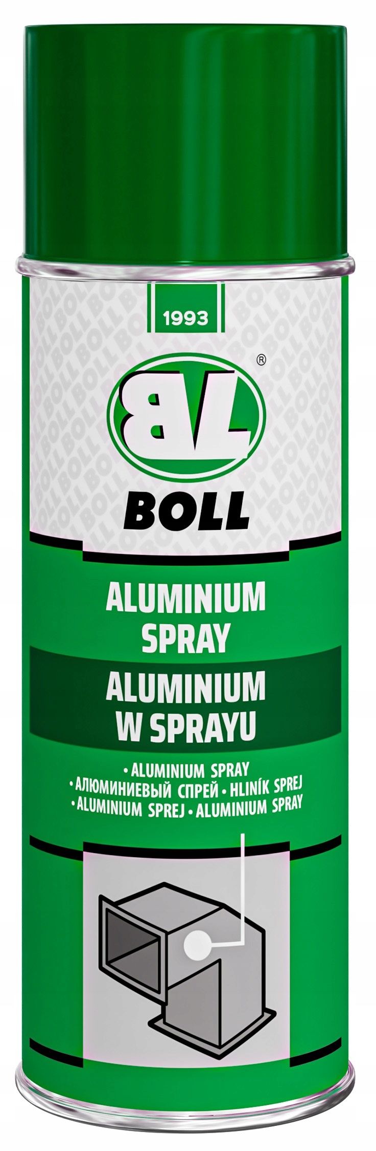 Boll aluminium spray odporny do 140 C 400ml