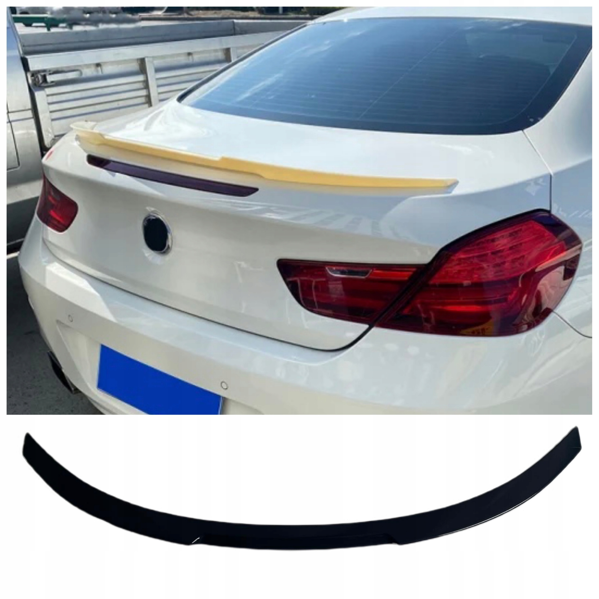 Bmw F13 Spoiler Letka Doplněk M4 Look Černý Lesk
