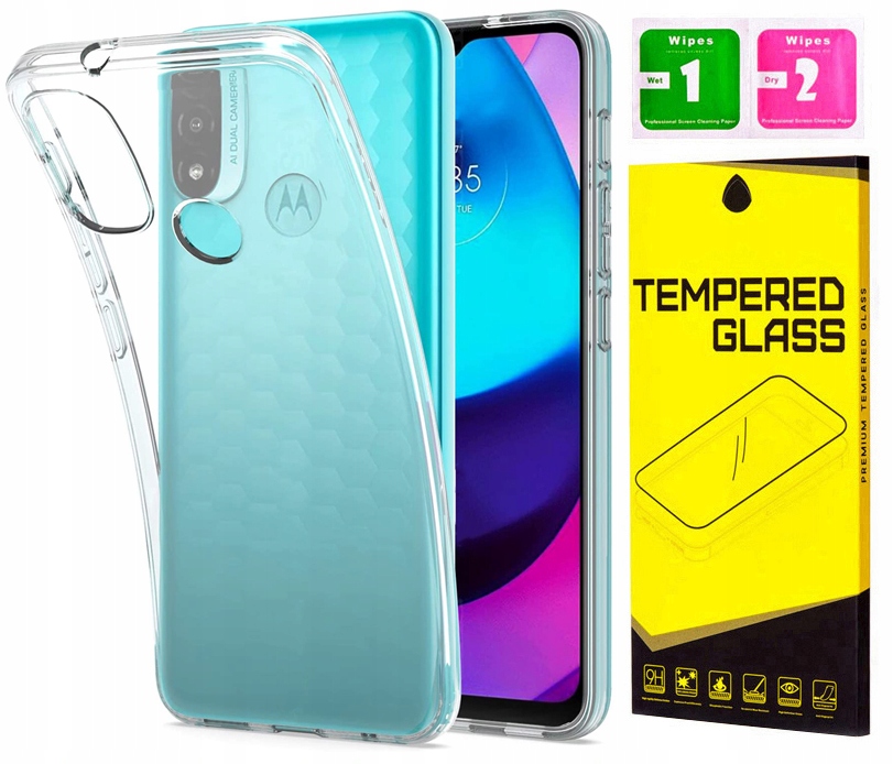 

Etui Silikon Do Motorola Moto E30 E40 Szkło 9H