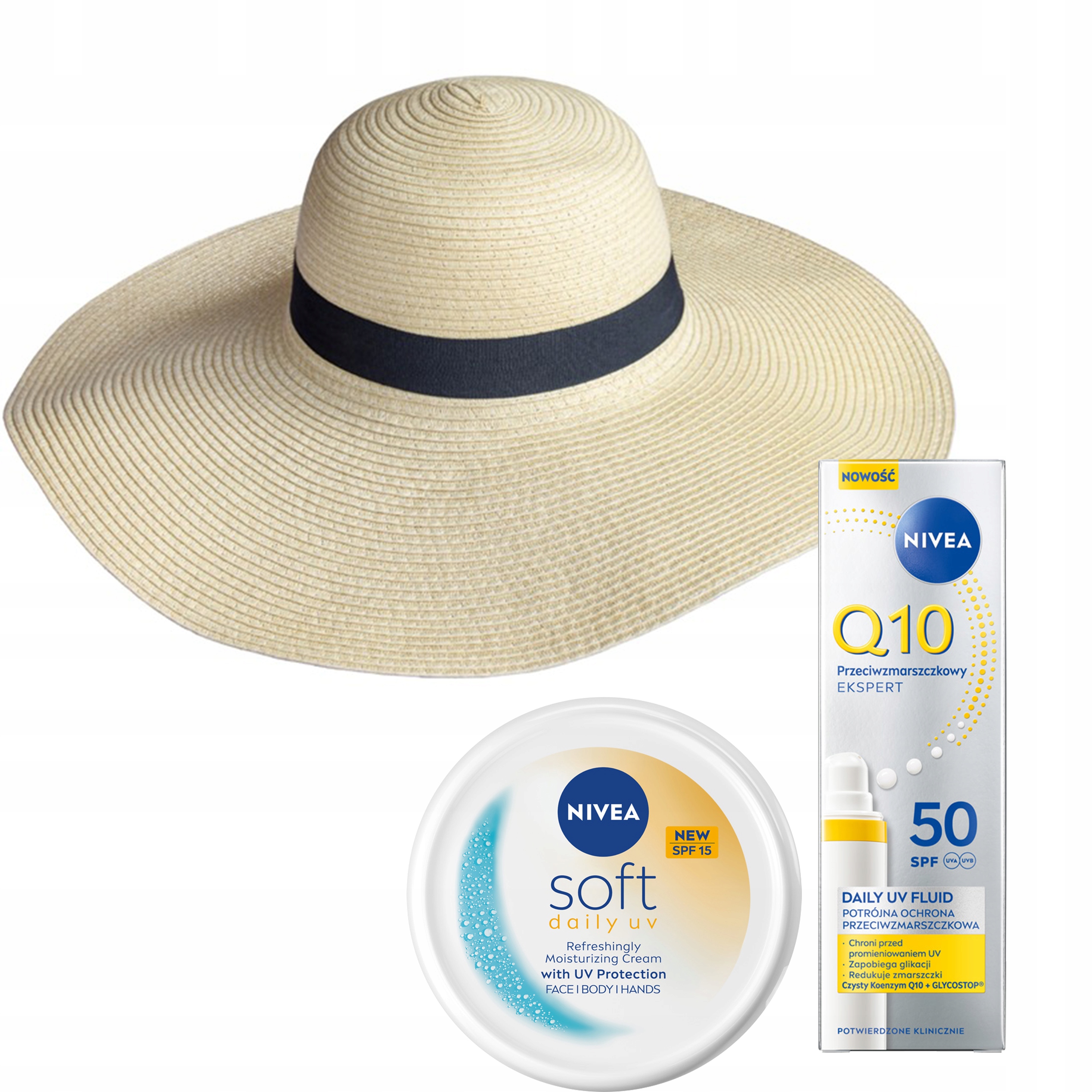 Nivea Q10 Expert Daily Uv Fluid Spf 50 měkký hydratační krém Spf 15