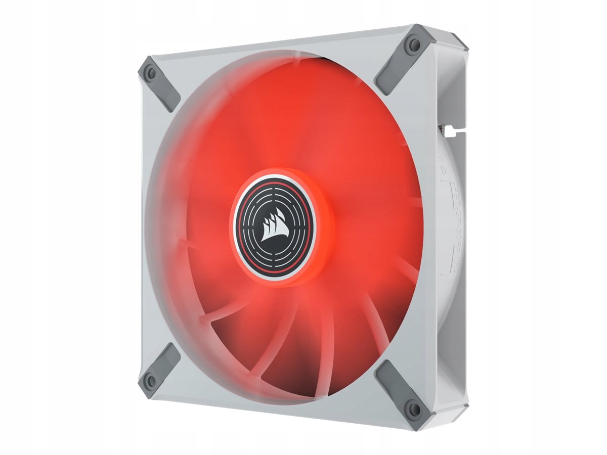 Corsair ML140 Led Elite White 140mm Magnetic Levitation Red Led Fan with
