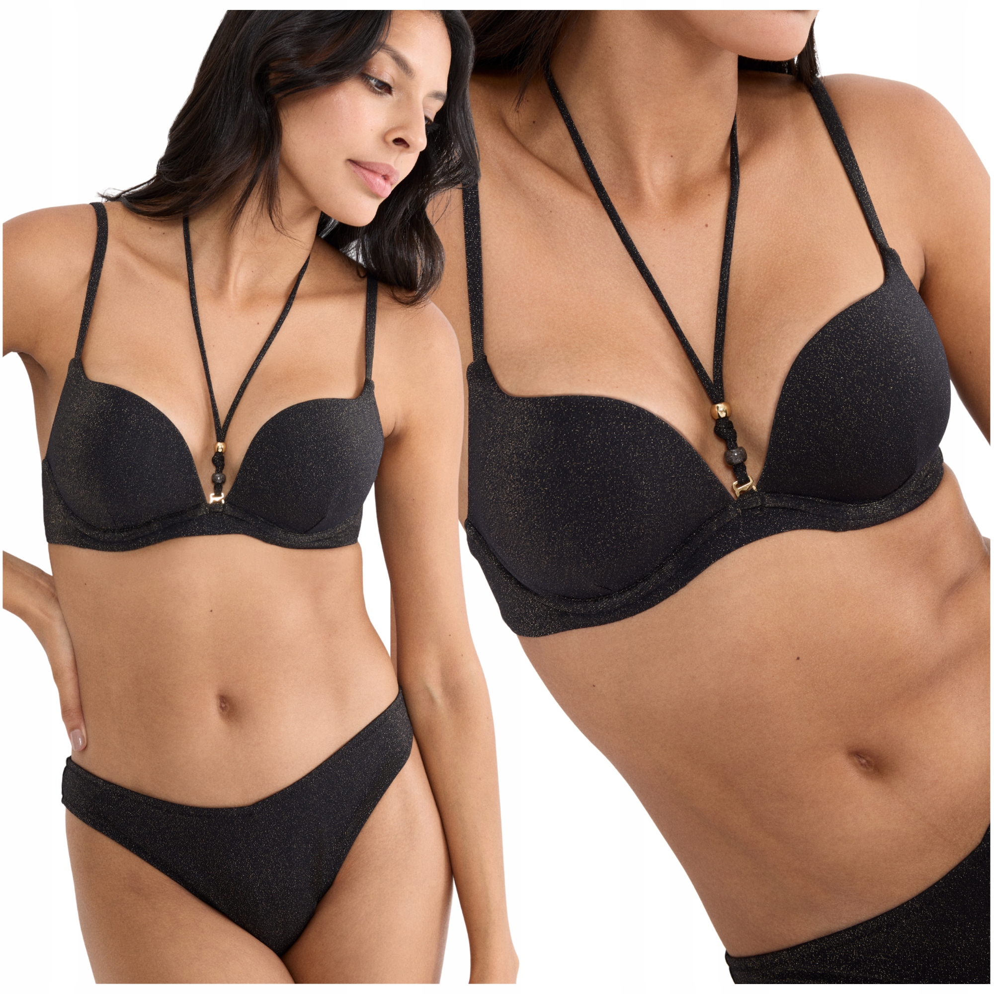 Plavková podprsenka Push Up s proužky Triumph Summer Sunset Whu 38D