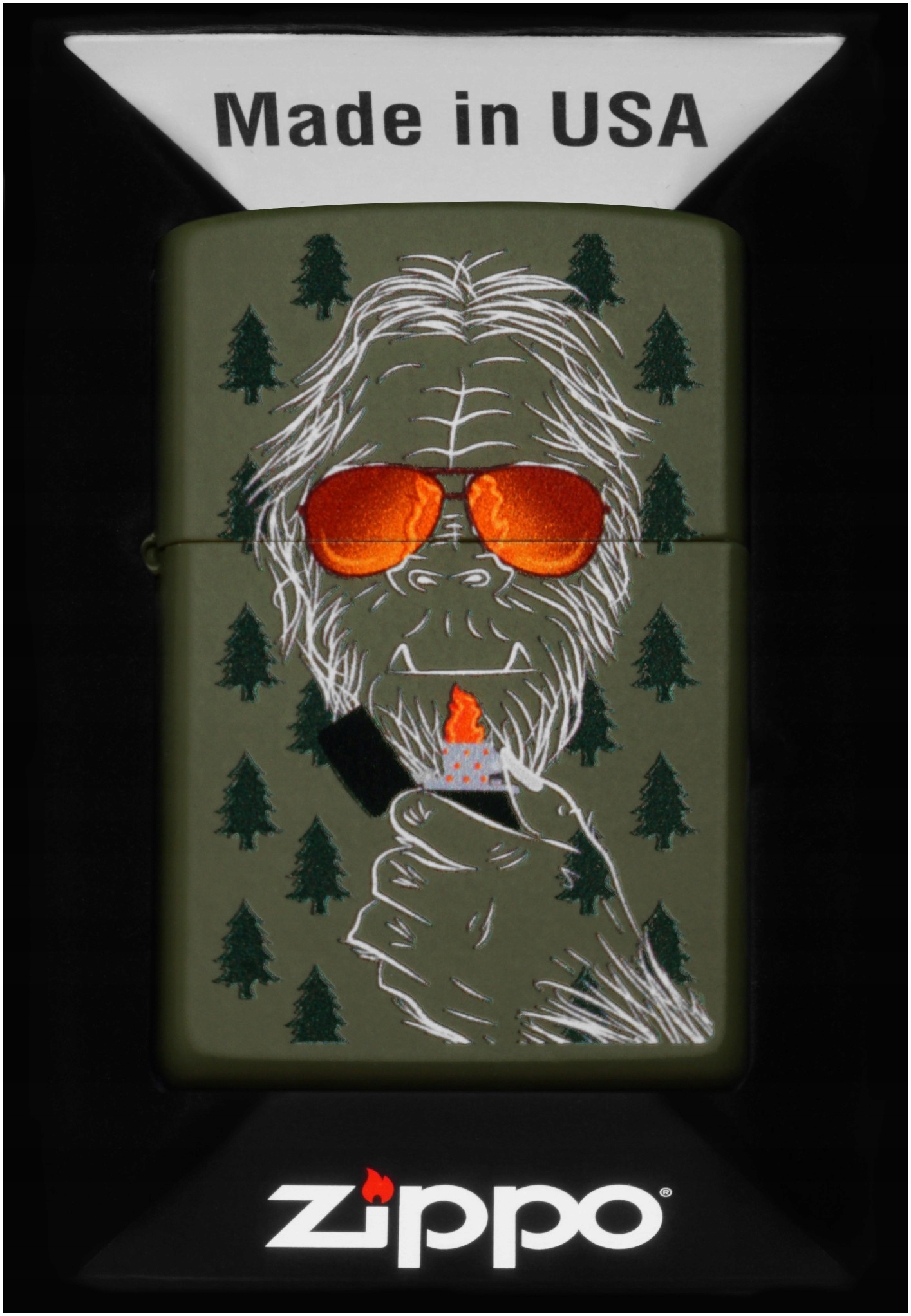 Zapalovač Zippo Bigfood Design 60007478 Větruodolný benzínový