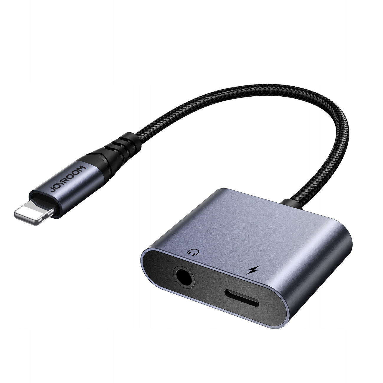 Adapter Dac 2w1 Joyroom SY-L01 Lightning do Lightning mini jack 3.5 mm