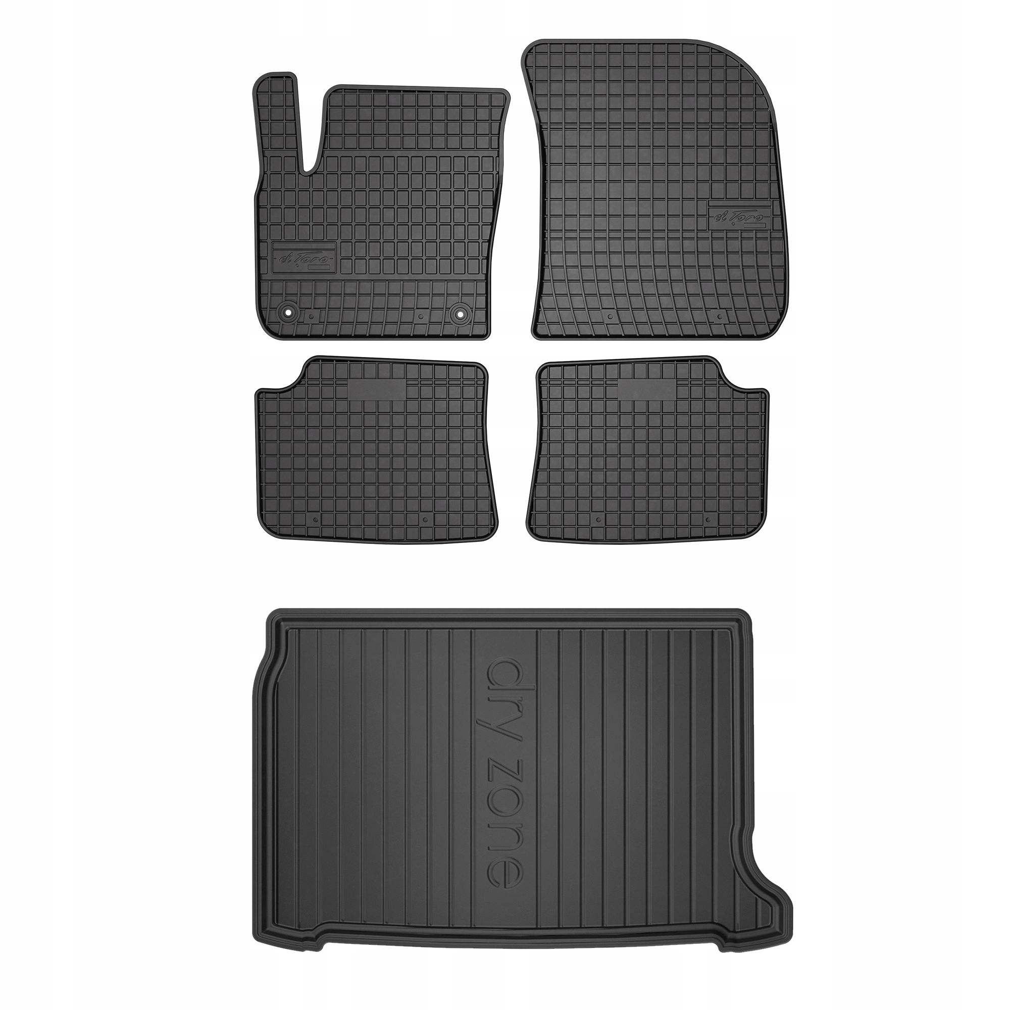 Gumové rohože a rohože Ds 3 Crossback od roku 2018