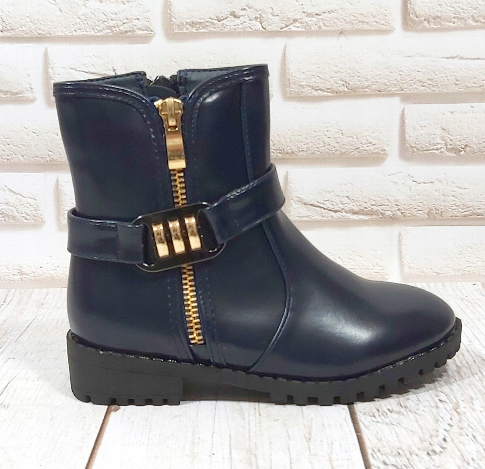 BOTKI KOZAKI DZIEWCZĘCE Z SUWAKIEM OCIEPLANE 26 Kod producenta FZ-554 granat