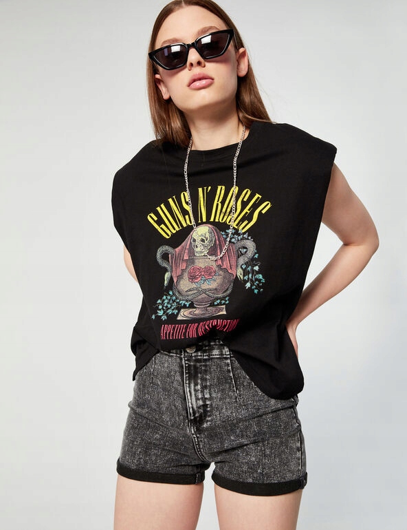 Jennyfer spodenki damskie jeansowe krótkie bawełna rozmiar 32