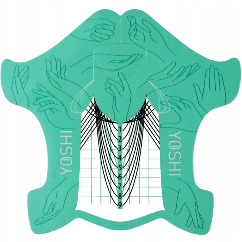 Yoshi Formy na prodlužování nehtů Papírové šablony Role 400 Kusů