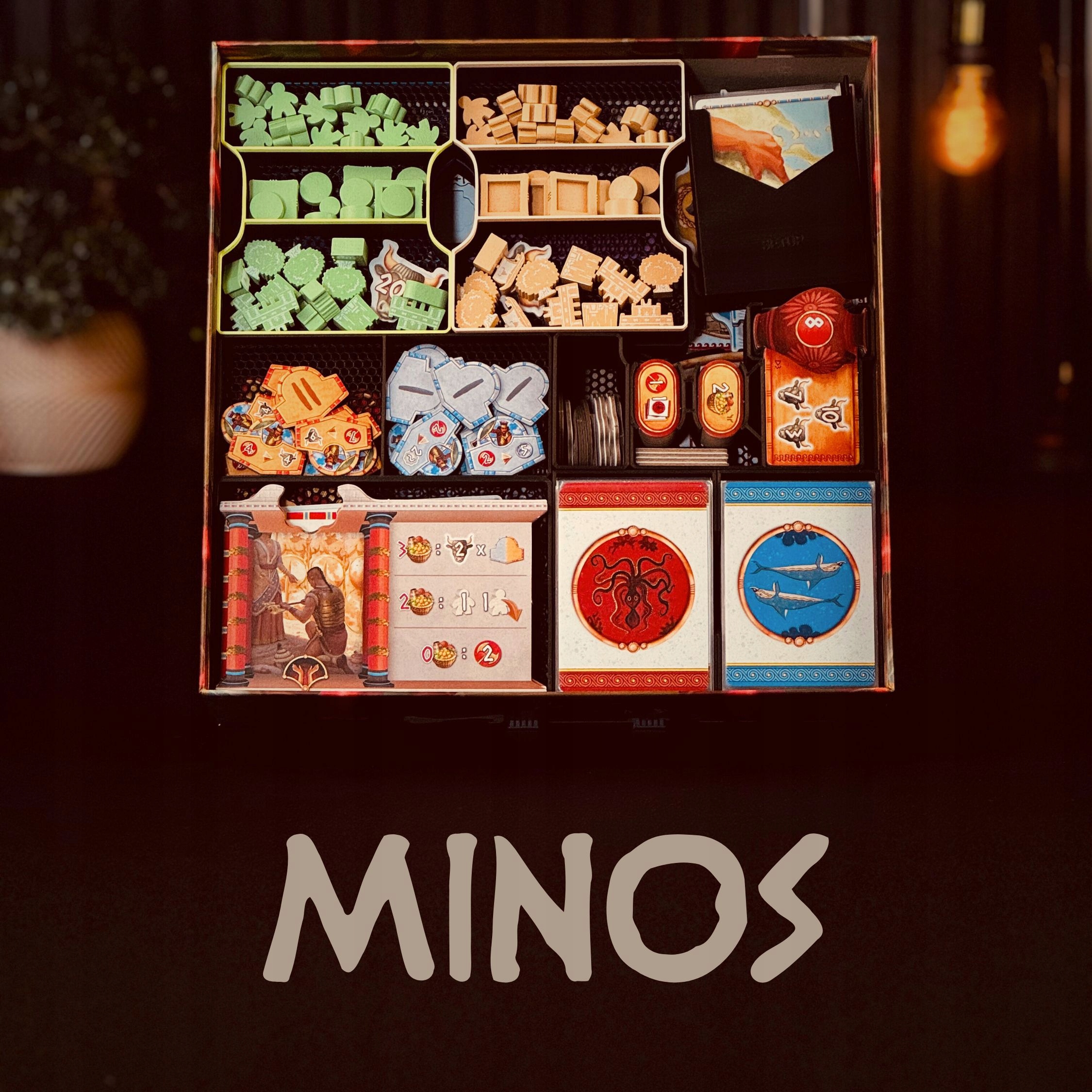 Minos: Świt epoki brązu - insert do gry planszowej - STANDARD CZARNY