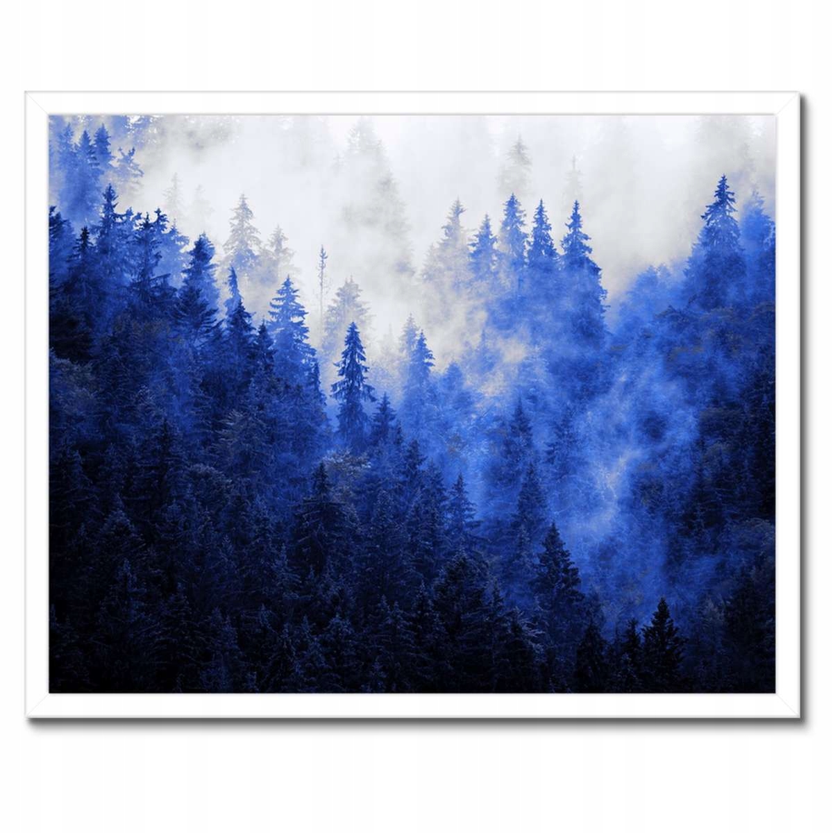 Plakáty v rámu 50x40 Modrá krajina Hory