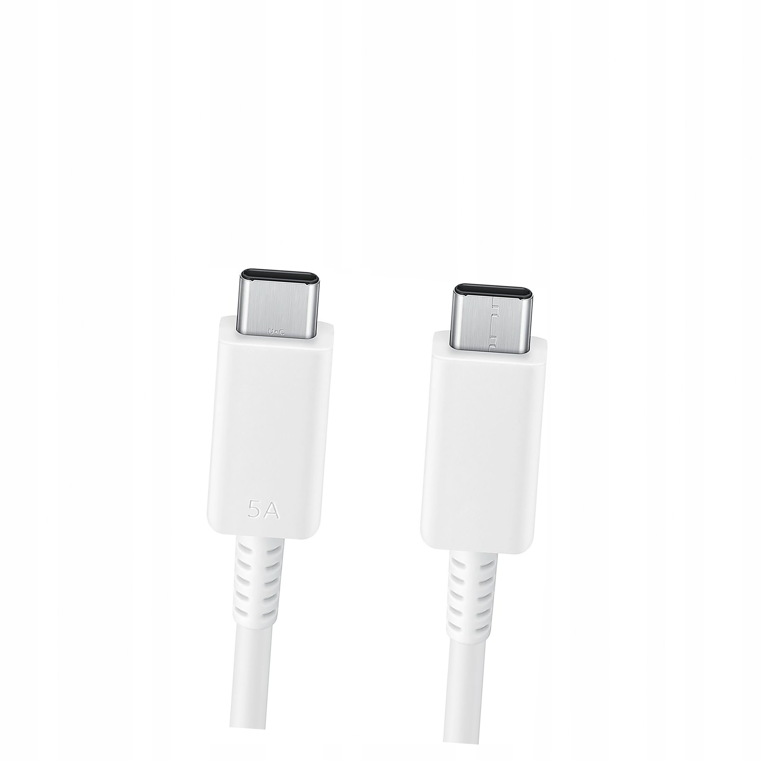 Kabel Samsung EP-DX510JWEGEU Usb-c Usb-c 5A 480Mb/s 1,8m biały