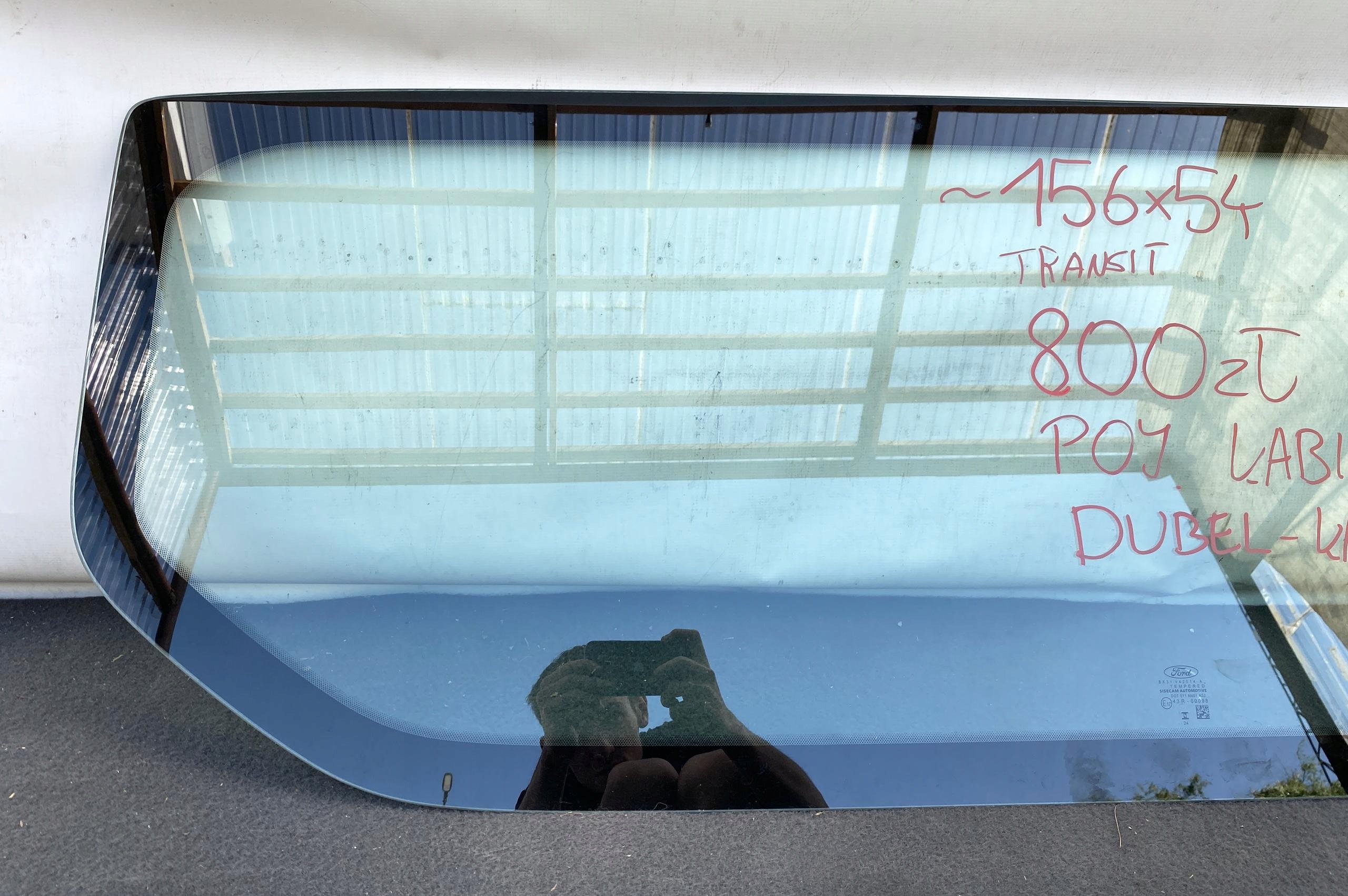 FORD TRANSIT 20- window rear cabs DUBEL/POJEDYNCZA KABINA bk31-v42014