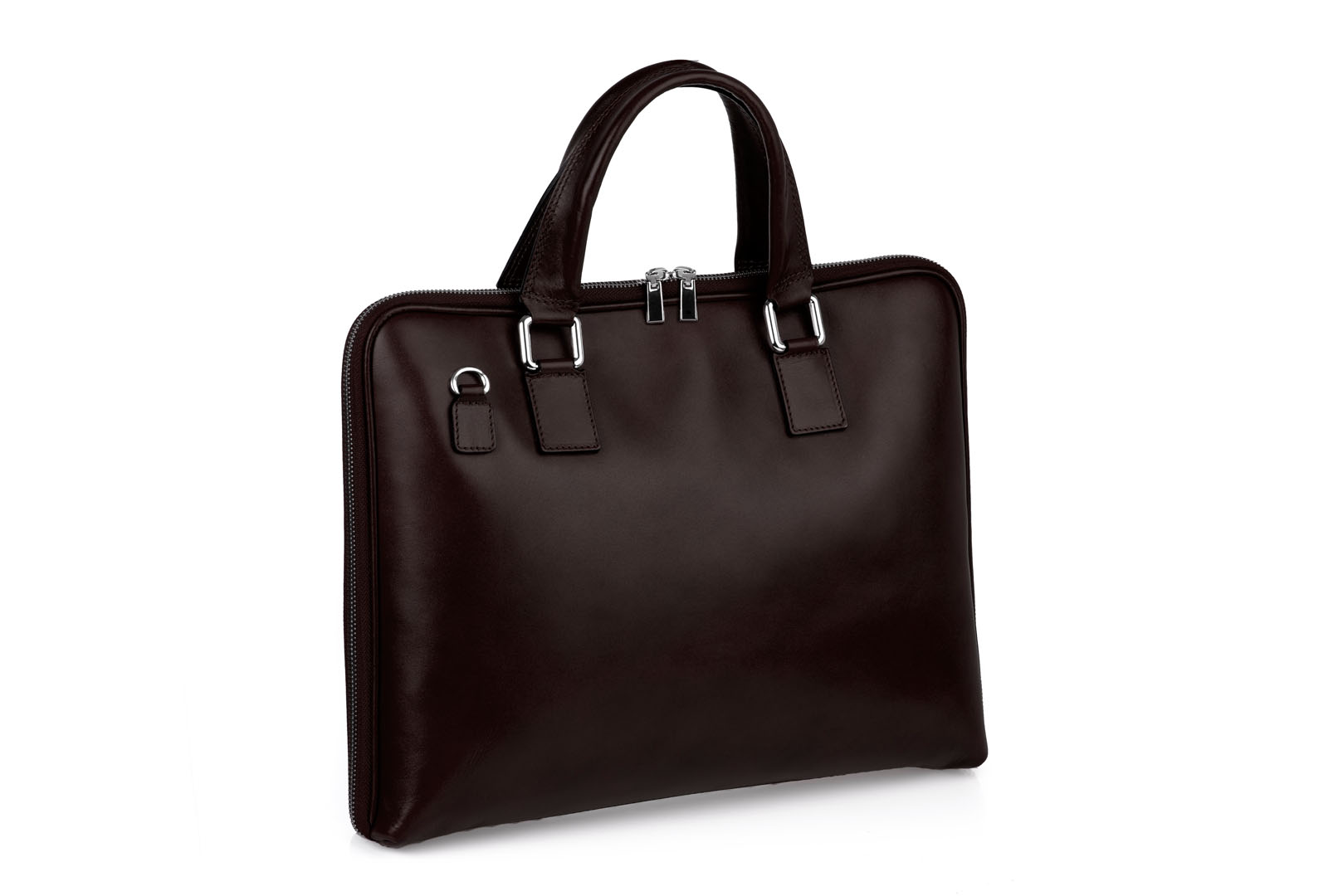 Kožená taška Vera Pelle Lisa na Notebook Choco