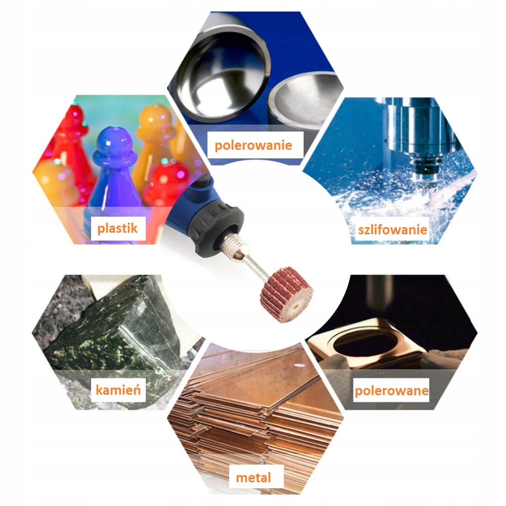 ŚCIERNICA TRZPIENIOWA LISTKOWA NA WIERTARKĘ WKRĘTARKĘ 40x30mm GRADACJA P60 Średnica tarczy inna