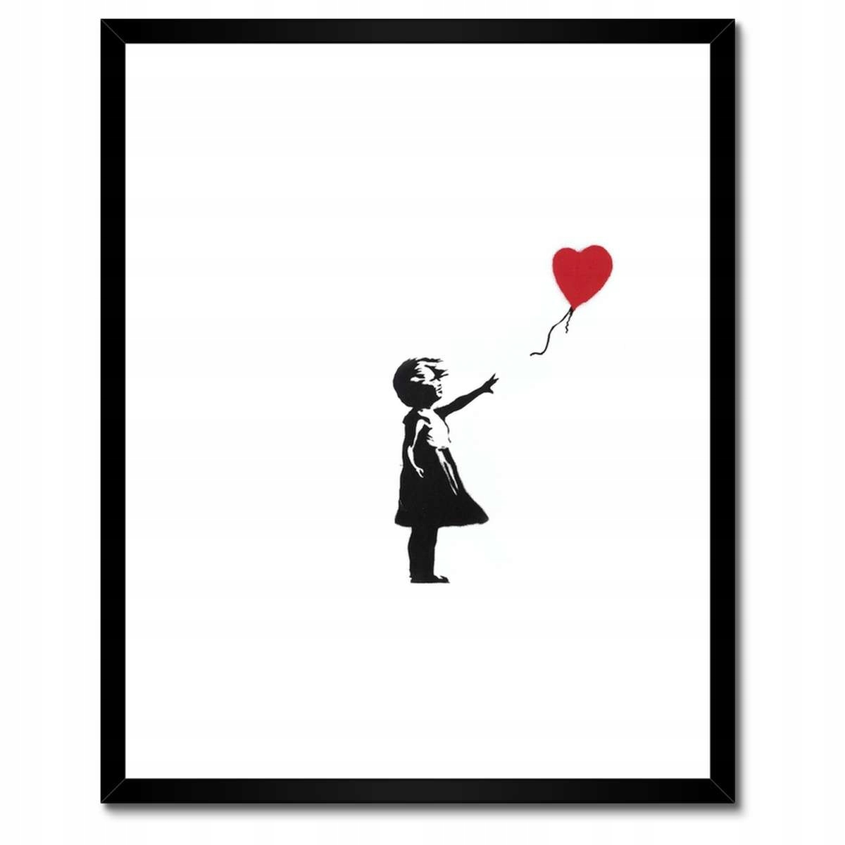 Plakáty v rámu 40x50 Dívka Balónek Banksy