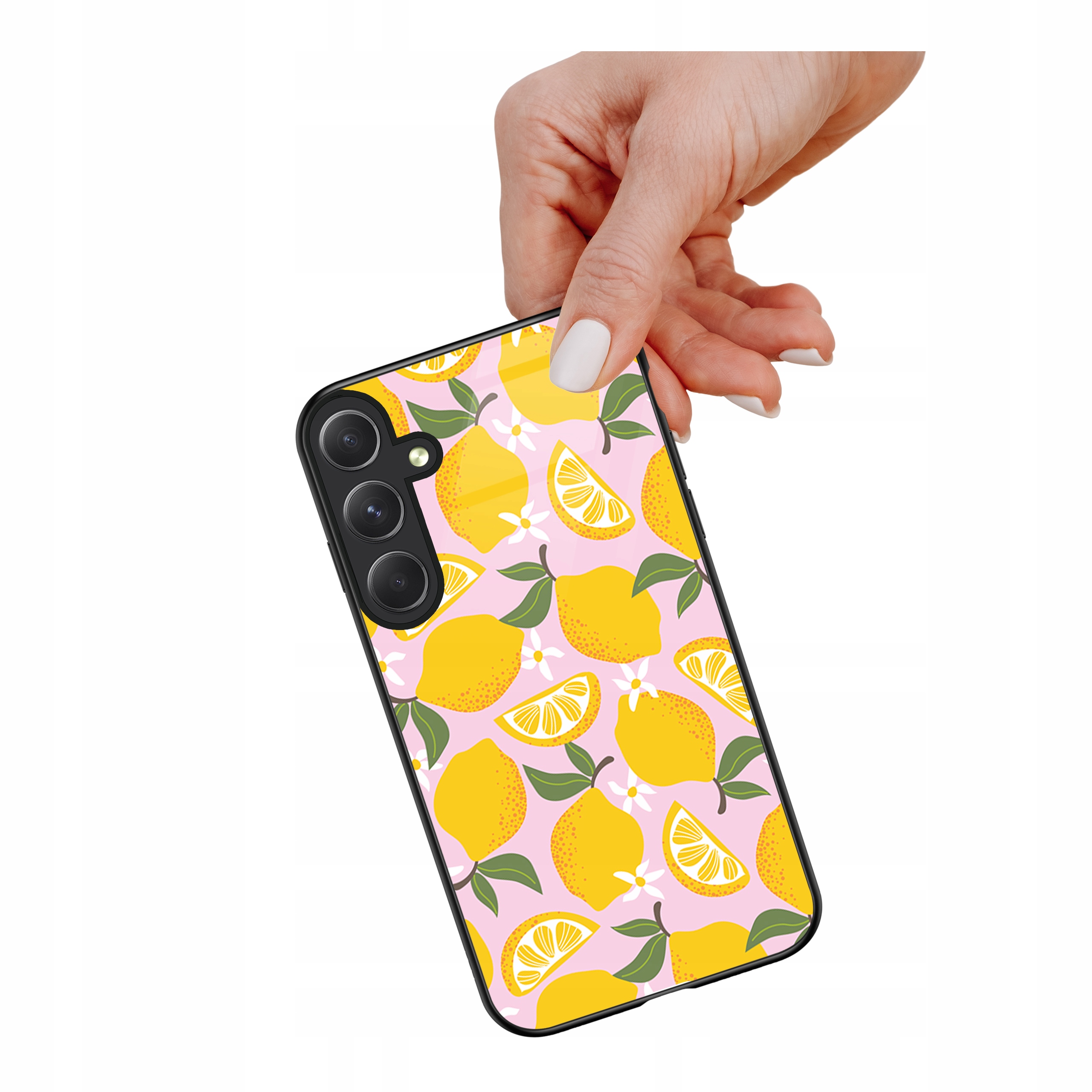 Etui szklane ceramiczne do Samsung Galaxy S25 Fe Lemoniada