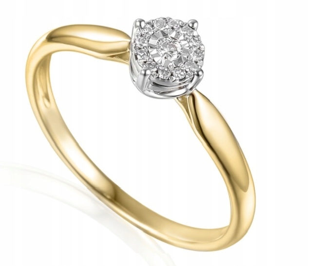 Prstýnek Au585 s diamantem R55157YW velikost 8