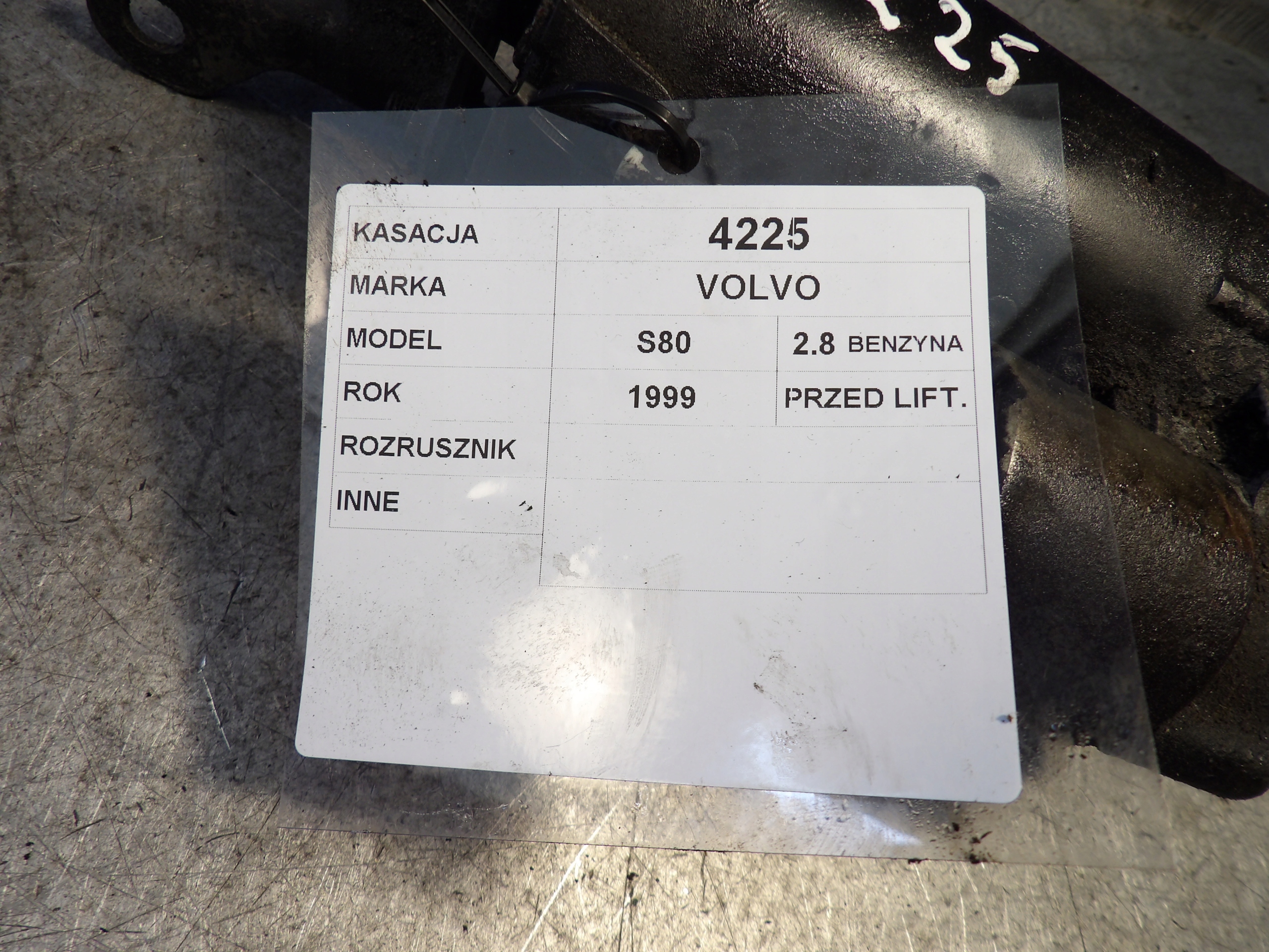 Volvo S80 štartér 2,8B