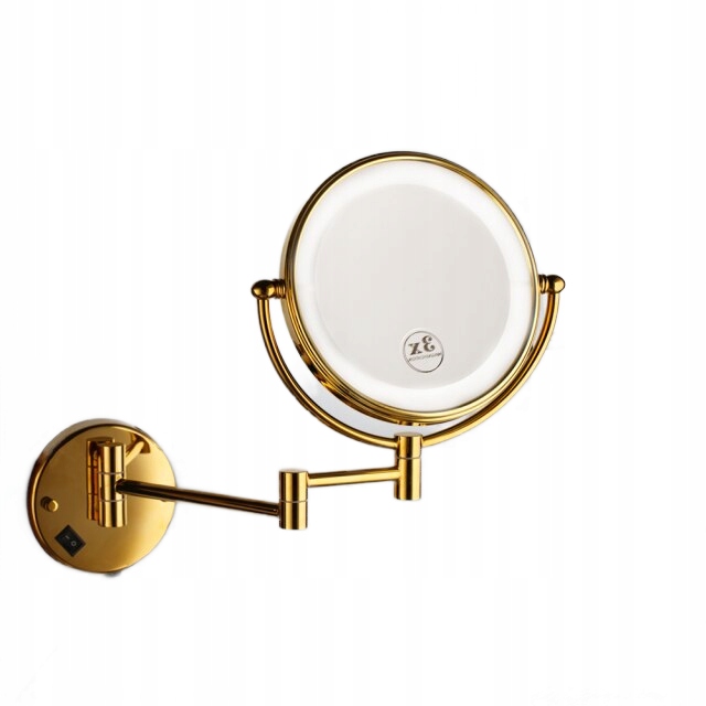 3x Składanie Łazienka LED lusterko kosmetyczne