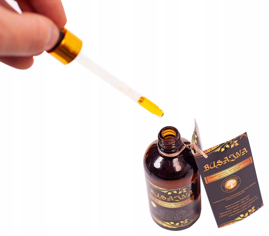 OLEJEK BUSAJNA - SKÓRA SUCHA ROZCIĄGNIĘTA 100ml + 2 PRÓBKI PERFUM Marka Busajna