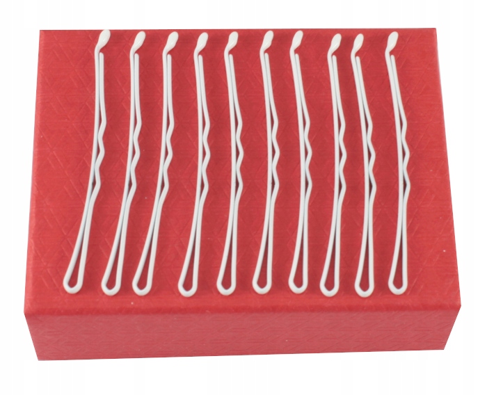 

Wsuwki Do Włosów Białe 6 cm 10 sztuk