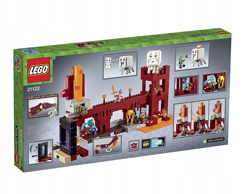 LEGO 21122 Minecraft - Forteca Netheru Nazwa zestawu Klocki LEGO Minecraft Forteca Netheru