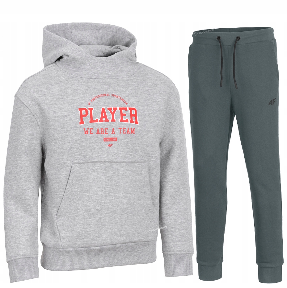 

4F Chłopięcy Dres Komplet Bluza Spodnie 152