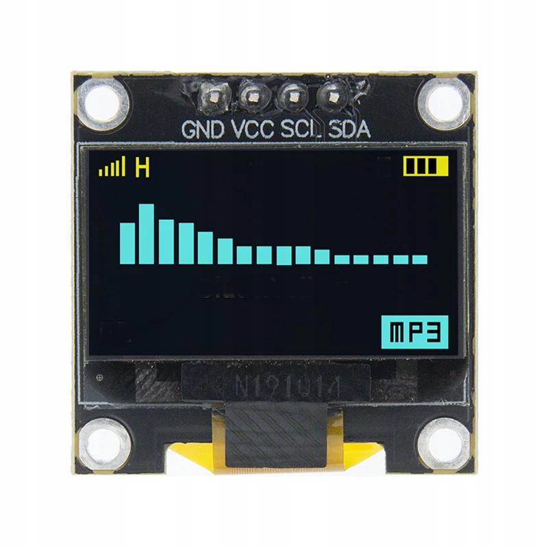 

Wyświetlacz Oled 0,96 SSD1306 I2C- Żółto-niebieski