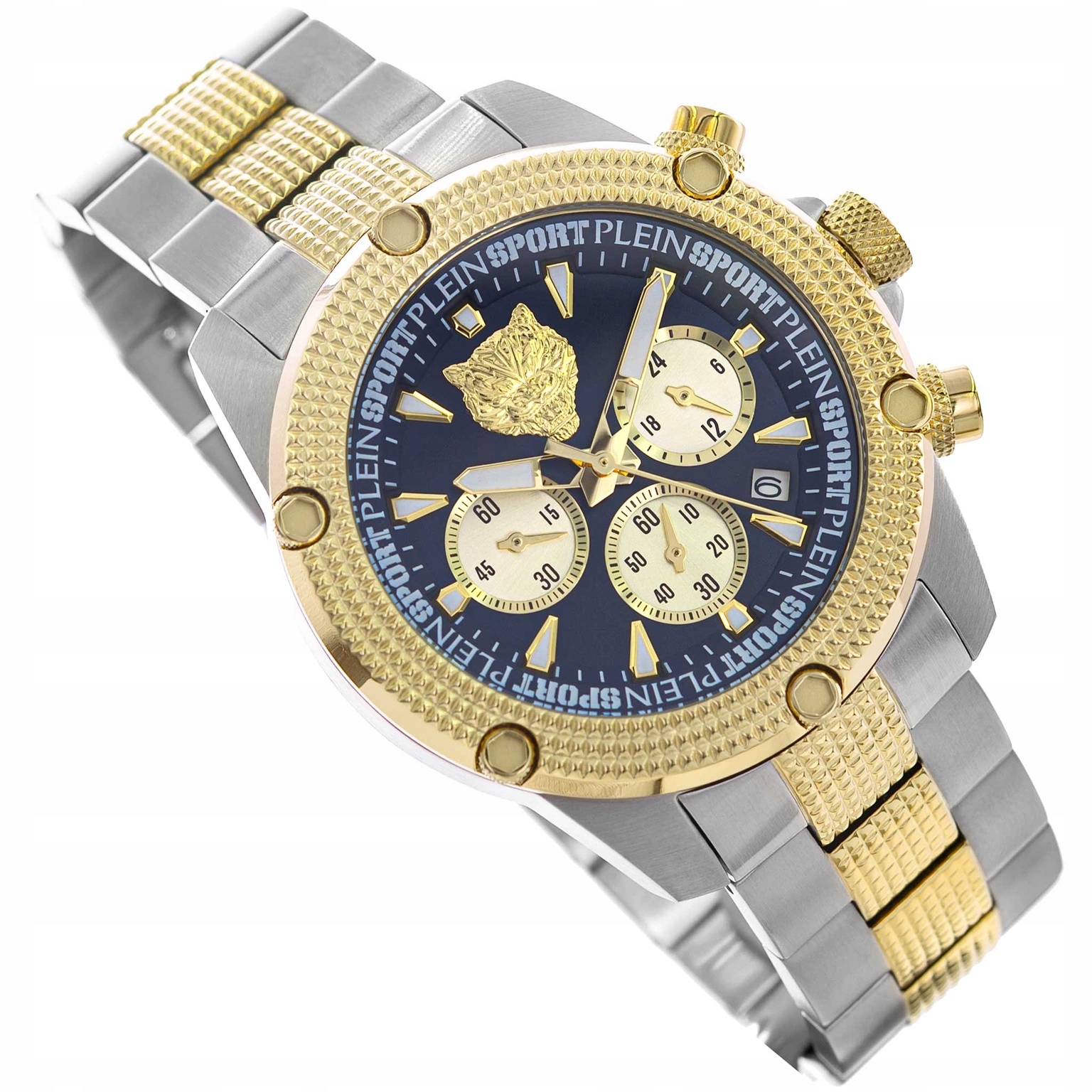 Pánské Hodinky Plein SPORTPSDBA1324 Hurricane Stříbrno-zlaté Na Náramku