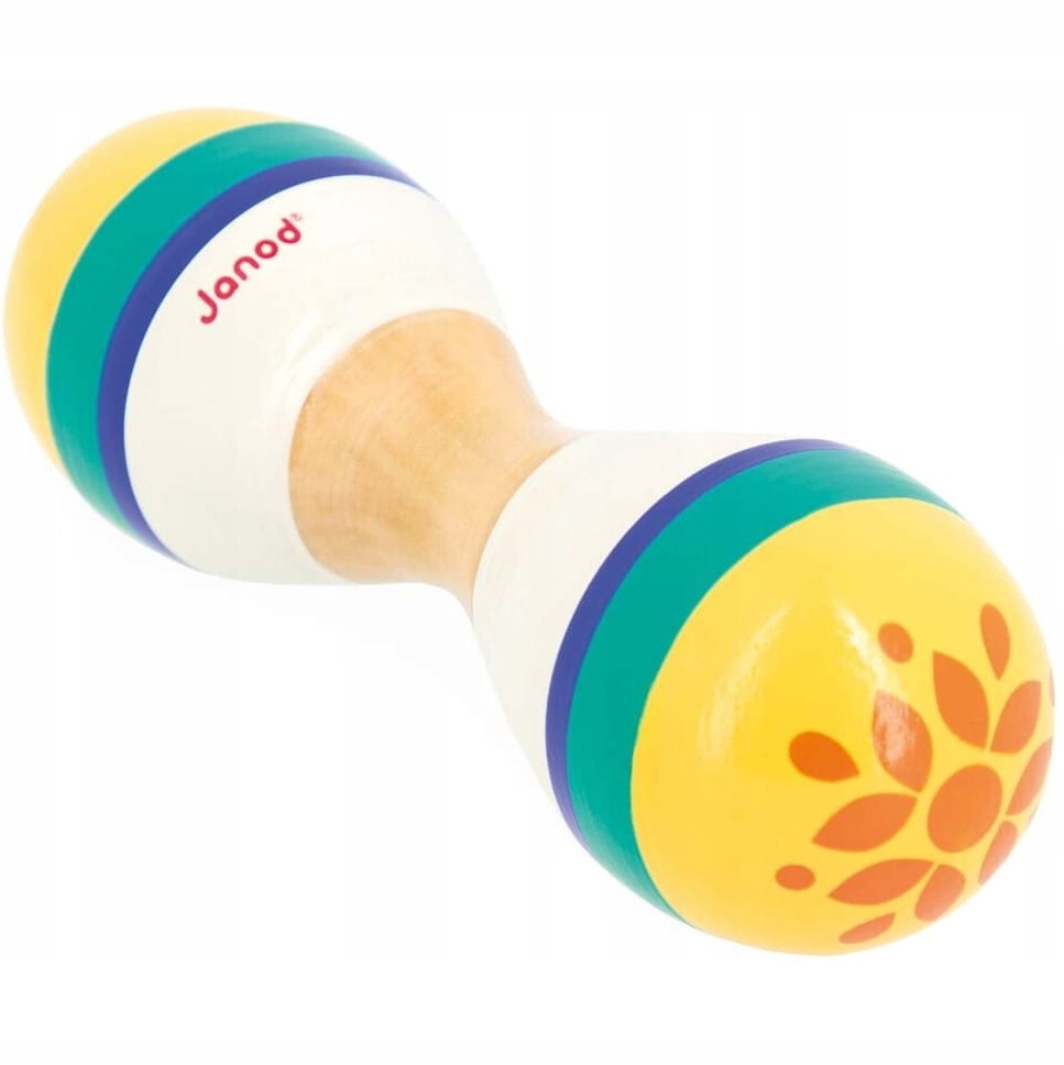 Janod Marakas Z Podwójną Główką Gioia Instrument Muzyczny Dla Dzieci 12m+