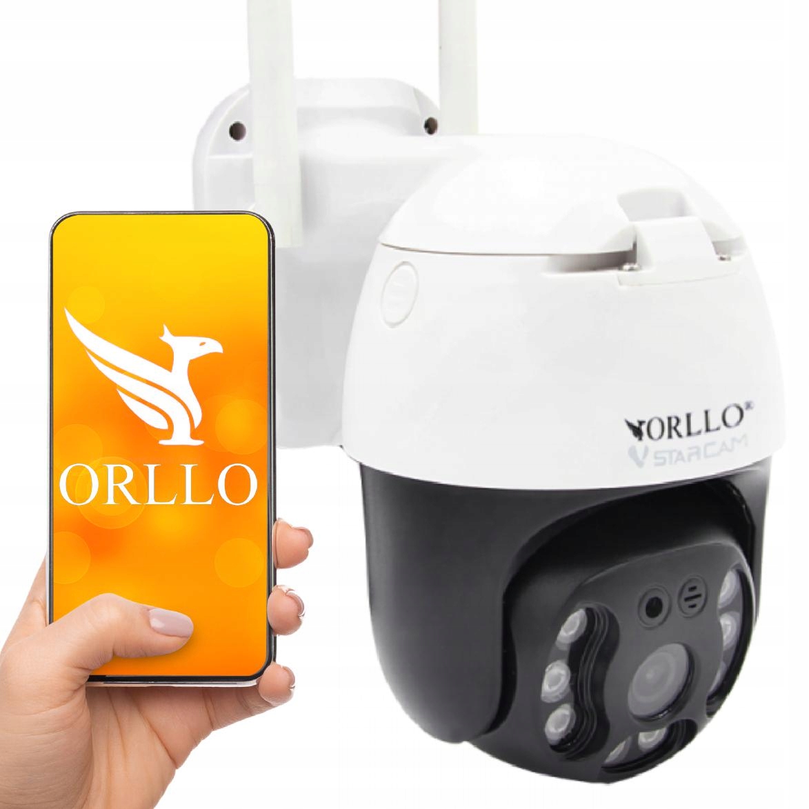 

Kamera Ip Orllo Z12 WiFI Zewnętrzna 5x Zoom 3Mpx