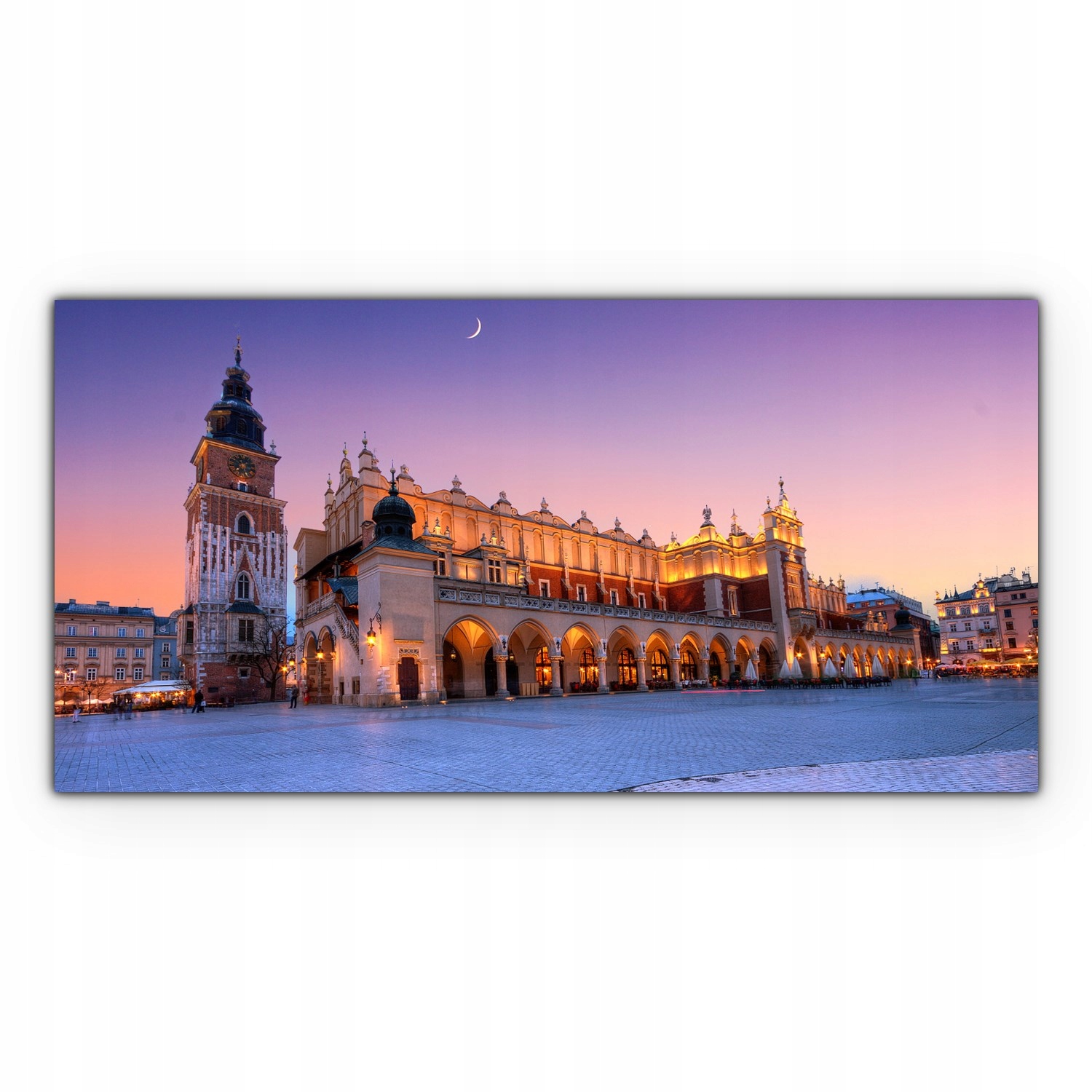 Obraz na plátně s fotografií 100x50 Náměstí Trh Město