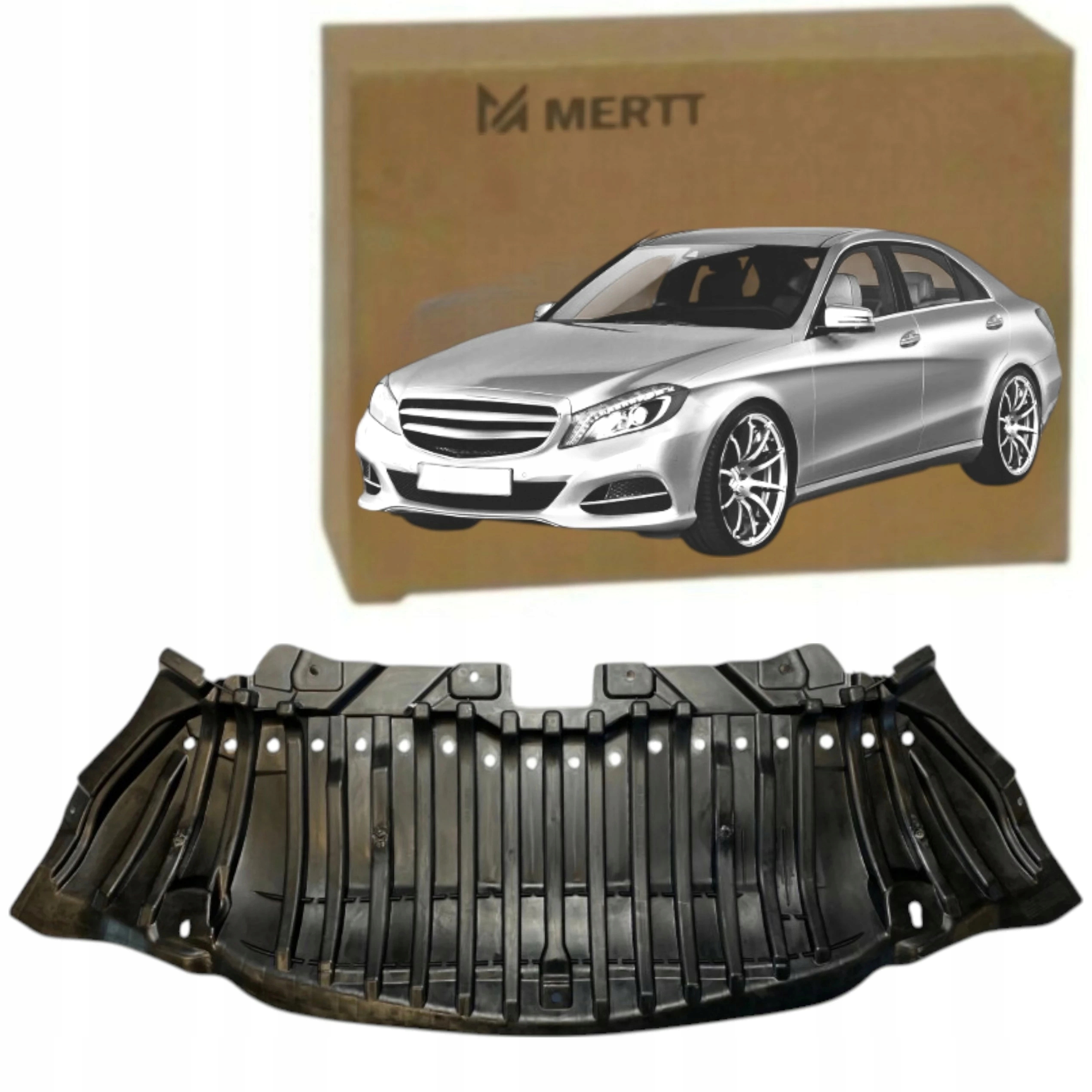 Mercedes Třída C W205 S205 2015-2019 Kryt pod nárazník podlaha spoiler