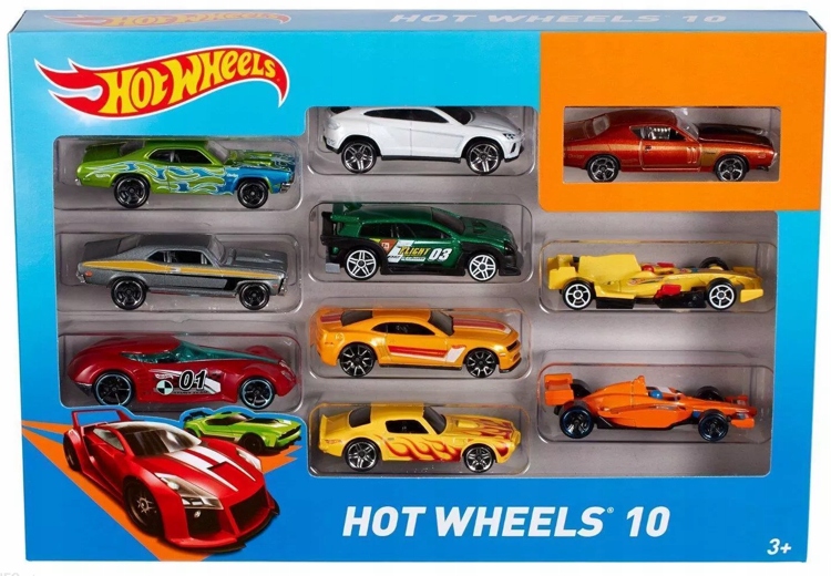 

Mattel Hot Wheels Samochodziki 10-PAK 54886