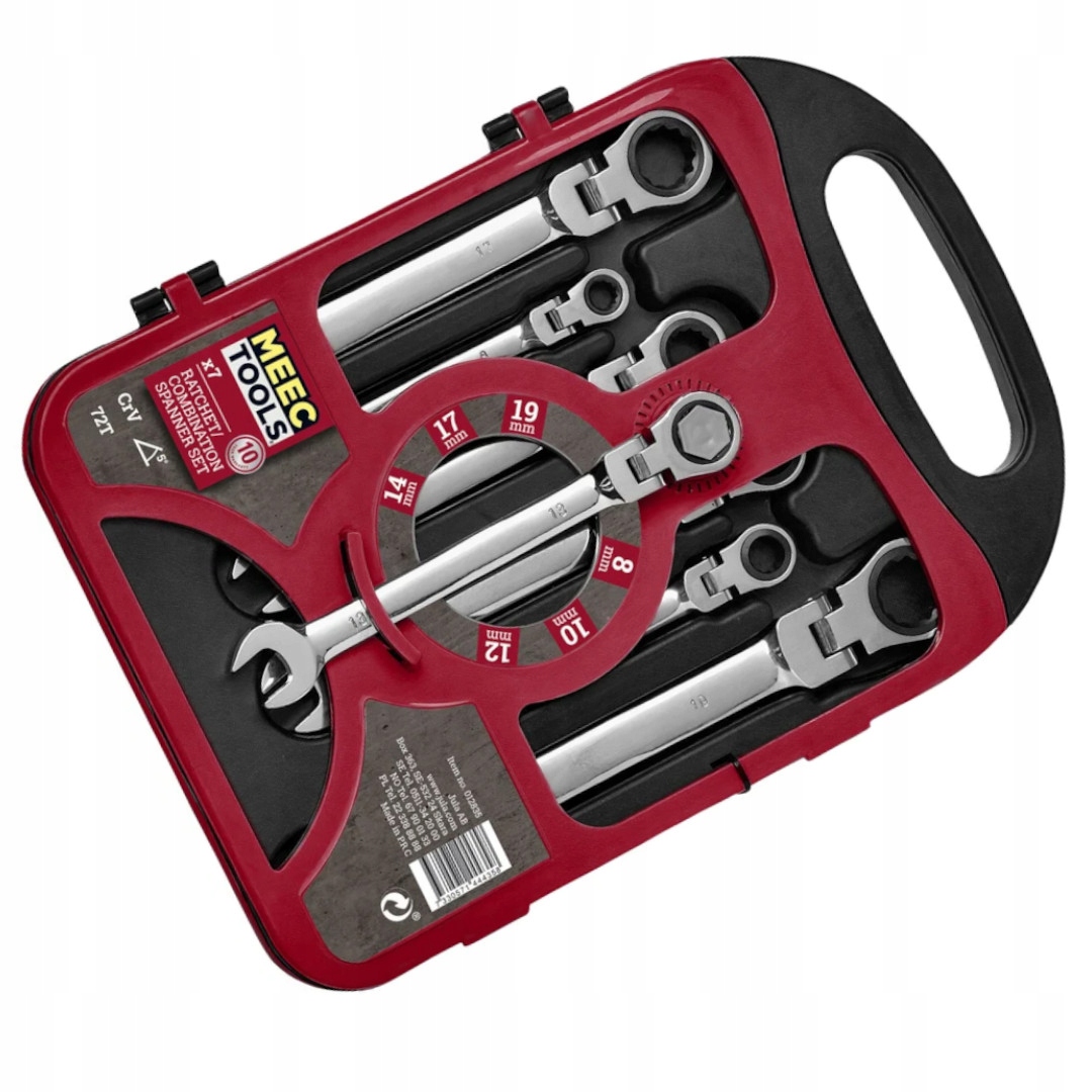 Kľúče očkoploché 8-19 mm, sada 7 e