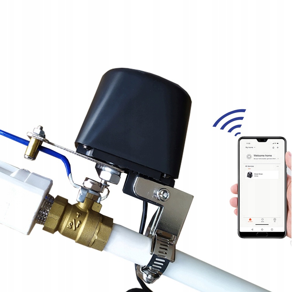 ZigBee išmanus vandens ir dujų vožtuvo uždarytuvas 30–60 kg·cm – produkto nuotrauka