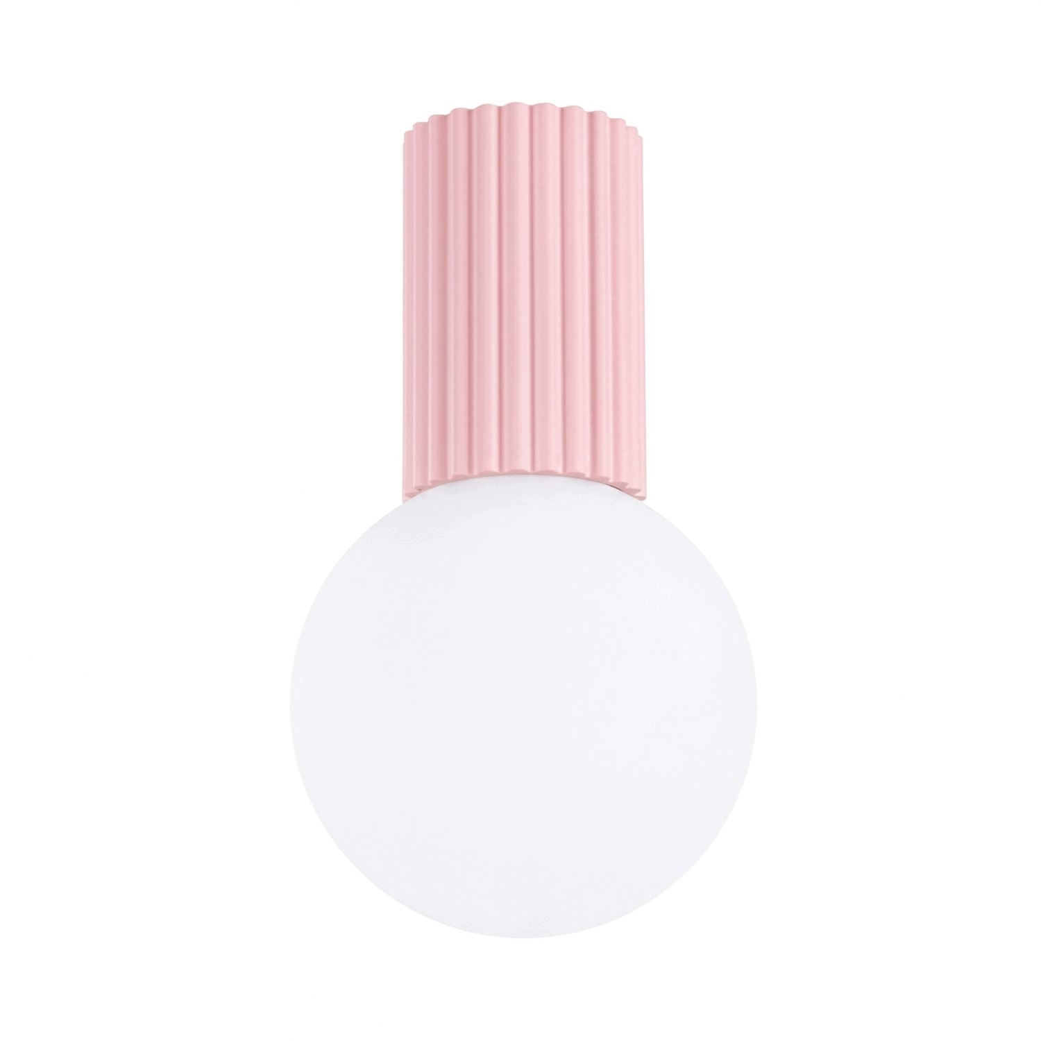 Stropní Svítidlo Halo růžové IP44 Svítidlo s růžovou základnou Sollux Pink