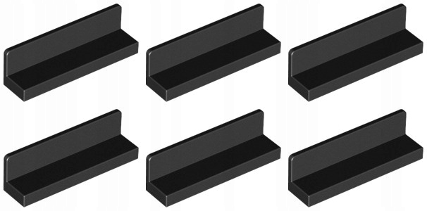 

Lego 30413 Panel Ławka 1x4x1 czarny (6g) 6 szt.