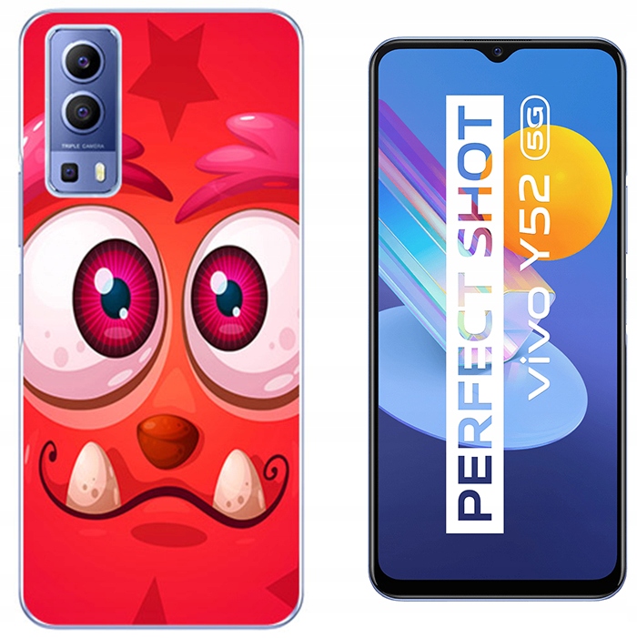 

Etui Gel Foto Do Vivo Y52 5G Y72 5G Szkło 9H